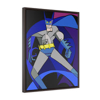 A friend of the night - Framed Canvas Print