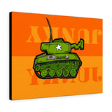 Tank Orange - Canvas Print