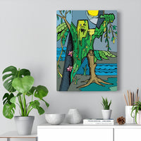 Swamp Monster - Canvas Print