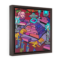 Explained  - Framed Canvas Print