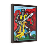 Black Knight - Framed Canvas Print