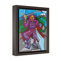 Samurai - Framed Canvas Print