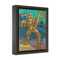 Golem - Framed Canvas Print