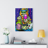 Pharaoh takes phive - Canvas Print