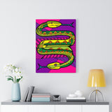 Two headed Snake - Amphisbaena - Canvas Print