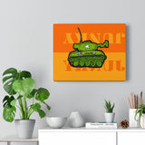 Tank Orange - Canvas Print