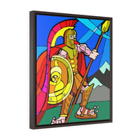 Spartan - Framed Canvas Print