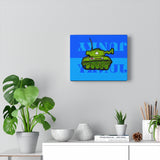 Tank Blue - Canvas Print