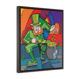 Leprechaun - Framed Canvas Print