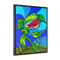 Man Eating Plant - Mandrake - Framed Canvas Print