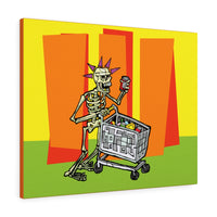 Shop to Death - Canvas Print