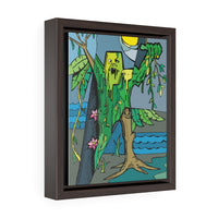 Swamp Monster - Framed Canvas Print