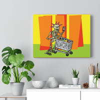 Shop to Death - Canvas Print