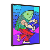 Itchyocentaur - Framed Canvas Print