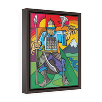 Genghis Khan - Framed Canvas Print