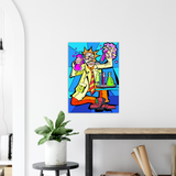 Mad Scientist - Metal Print