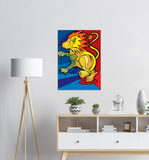 Alphyn Lion - Metal Print