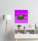 Tank Pink - Metal Print